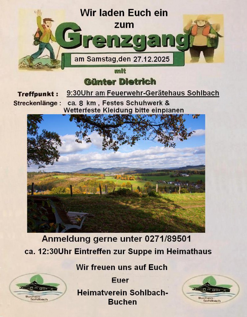 Plakat Grenzgang  2025